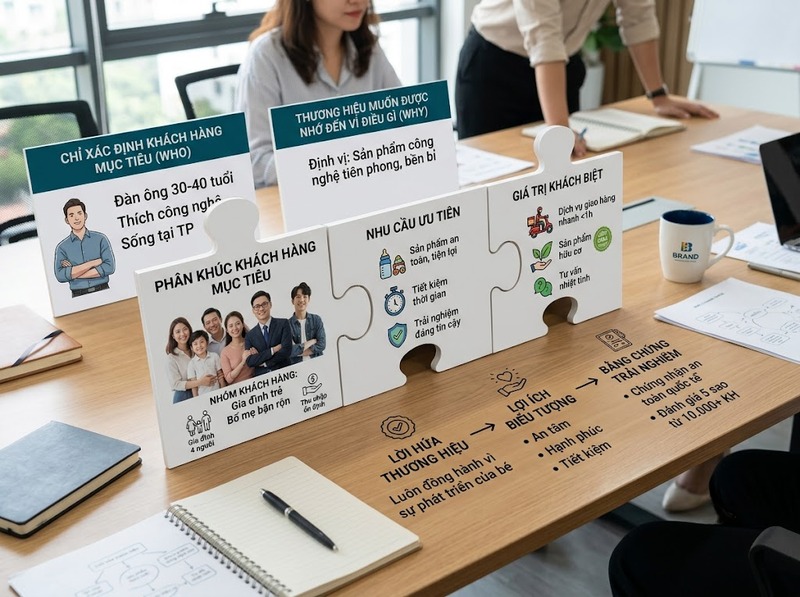 Định vị theo khách hàng xây dựng thương hiệu quanh nhu cầu của một nhóm cụ thể